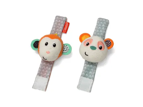 Infantino Chrastítka na ruku Opička & Panda / od narození
