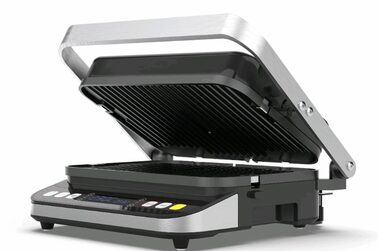 AENO EG1 nerez / kontaktní gril / 2000 W / 3 programů 