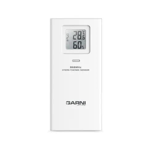 GARNI 056H - Bezdrátové čidlo pro měření teploty a relativní vlhkosti / pro meteostanici GARNI3015 Arcusa