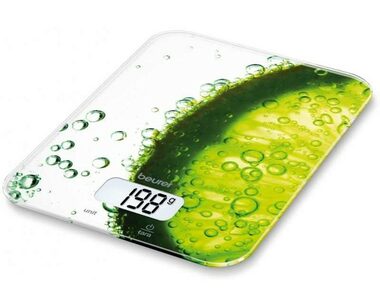 Beurer KS 19 Fresh / digitální kuchyňská váha / max. 5 kg / funkce TARE / g/lb/ml/oz