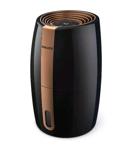 Philips HU2718/10 černá / Zvlhčovač vzduchu s technologií NanoCloud / 2 l / Zvlhčování 200 ml-h / 1.5m