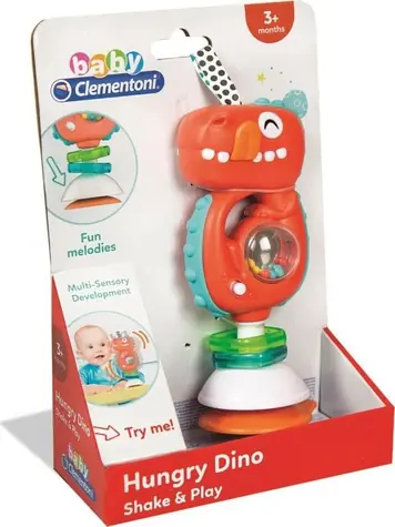 Clementoni Elektronické chrastítko - Dinosaurus/ od 3 měsíců