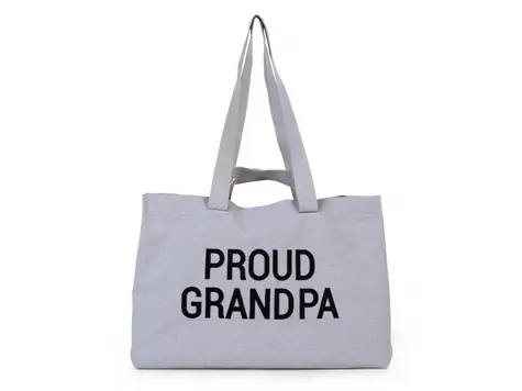 Childhome Grandpa Canvas Grey / Cestovní taška / 55 x 34 x 16 cm 