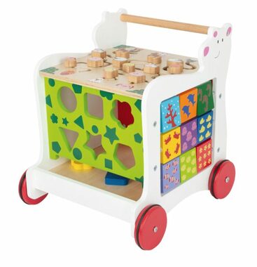 Small Foot Dřevěné chodítko Lední medvěd / od 12 měsíců