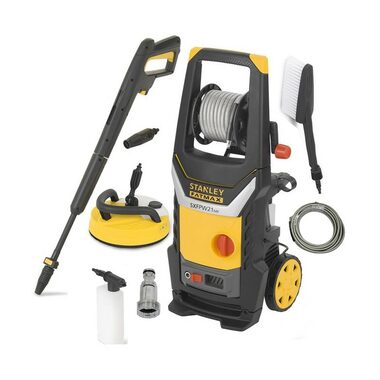 Stanley SXFPW21MPE / Vysokotlaký čistič s příslušenstvím / 2100W / 145 bar / 50°C / 7.5l/min