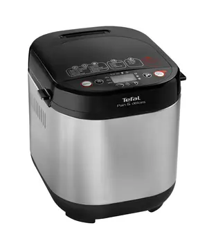 Tefal Pain & Délices PF240E38 stříbrná / Domácí pekárna / 720W / 20 programů / 1 kg / LCD displej