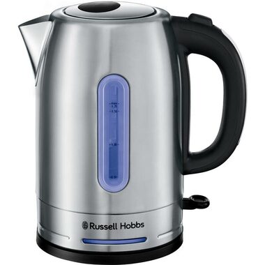 Russell Hobbs Quiet Boil 26300-70 stříbrná / Rychlovarná konvice / 2400W / 1.7L / nerez 