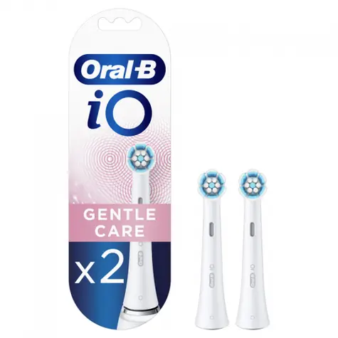 Oral-B Gentle Care iO bílá 2ks / náhradní hlavice pro Gentle Care iO