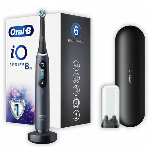 Oral-B iO Series 8 černý / oscilační|rotační kartáček / 5 režimy