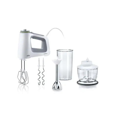 BRAUN HM 5137 WH / ruční šlehač / 750W / 9 rychlostí