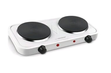 Esperanza EKH010W Cotopaxi bílá / Elektrický vařič / 2 plotny / 2x 1000W / 5 teplotních stupňů