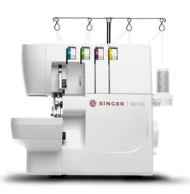 Singer Overlock S0105 bílá / Šicí stroj / 6 stehů