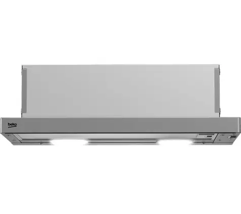 Beko HNT61210X stříbrná / Digestoř / 67 dBA / 280m3/h