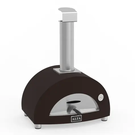 Alfa Forni Moderno 1 hnědá / Pec na pizzu / 500°C / 60 x 40 cm / na dřevo
