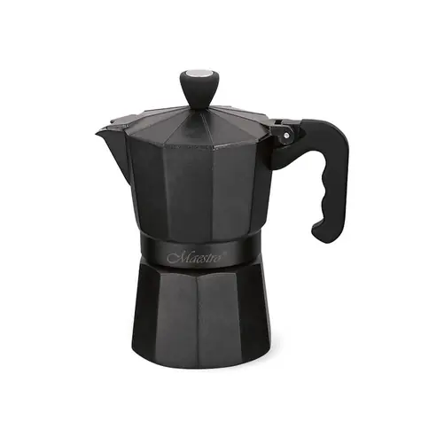 Maestro MR-1666-6 černá / Moka konvička / 6 šálků