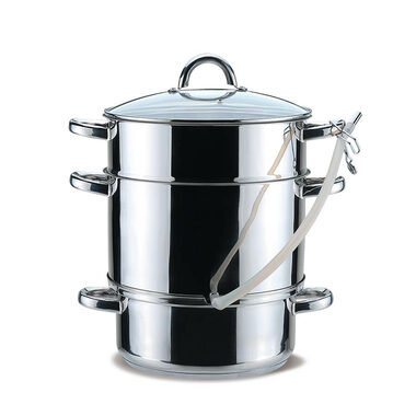 Maestro MR-1030 stříbrná / Parní odšťavňovač / 8l / nerezová ocel