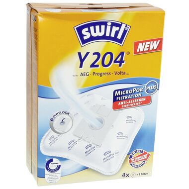 Swirl Y 204 MP Plus AirSpace sáčky do vysavače / textilní / univerzální / 4ks / doprodej