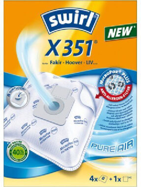 Swirl X 351 MP Plus AirSpace sáčky do vysavače / textilní / univerzální / 4ks