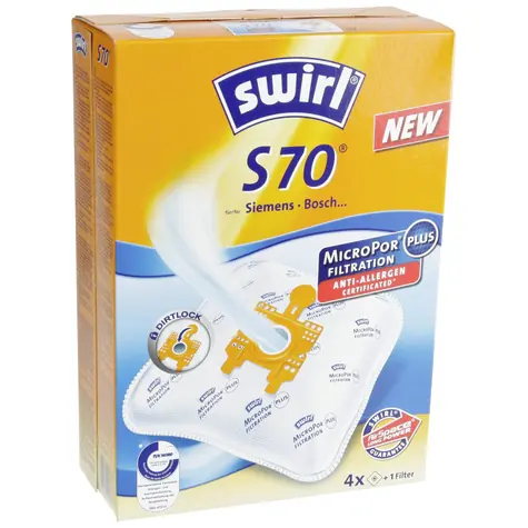 Swirl S 70 MP Plus AirSpace sáčky do vysavače / textilní / univerzální / 4ks