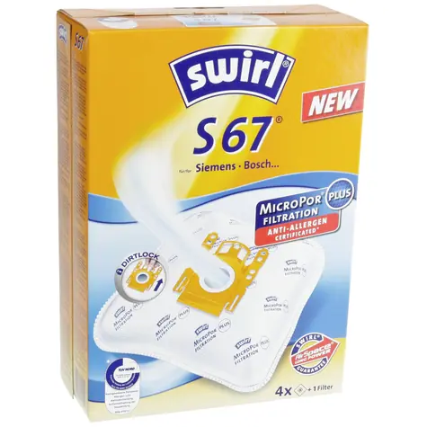 Swirl S 67 MP Plus AirSpace sáčky do vysavače / textilní / univerzální / 4ks