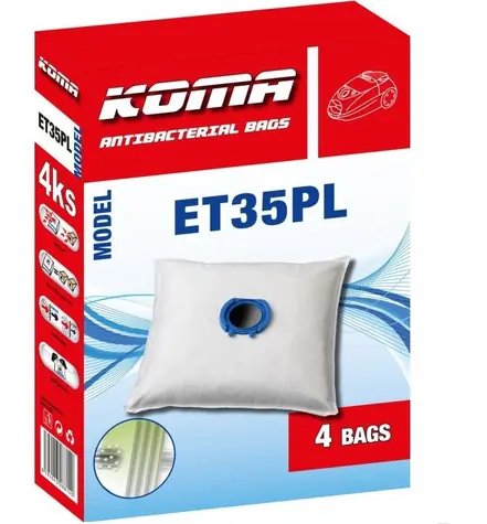 KOMA ET35PL Sáčky do vysavače ETA Unibag / 4ks