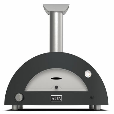 Alfa Forni Moderno 2 šedá / Pec na pizzu / 500°C / 60 x 50 / na LPG a dřevo