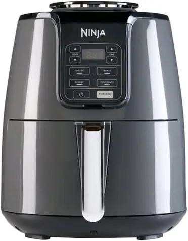 Ninja AF100EU šedá / Horkovzdušná fritéza / 1550W / 3.8 l / 4 programy / 40 - 210 °C