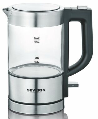 Severin WK 3472 stříbrná / Rychlovarná konvice / 1100W / 0.5 l