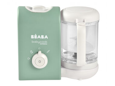 Beaba Parní vařič + mixér BABYCOOK Express Sage Green / 400W