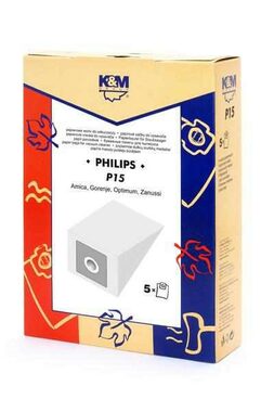 K&M Sáčky do vysavače Philips P15 / 5ks  