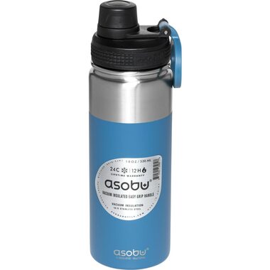 Asobu Alpine Flask Bottle Blue 0.53 L / Termoláhev / chladný až 24 hodin / horký až 12 hodin