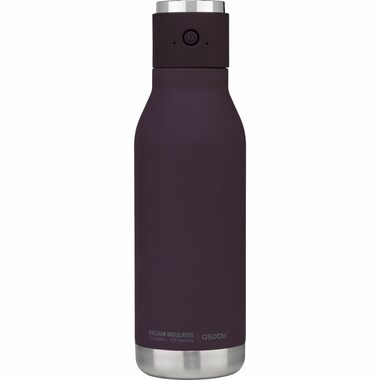 Asobu Wireless Double Wall Speaker Bottle Maroon 0.5 L / Láhev s bezdrátovým reproduktorem / nerezová ocel