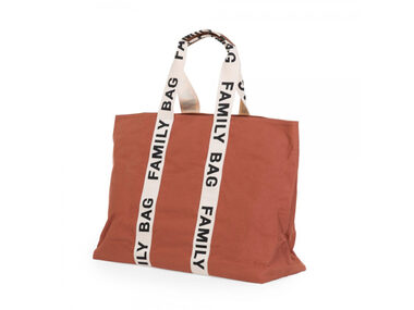 Childhome Family Bag Canvas Terracotta / Cestovní taška / 55 x 40 x 18 cm 