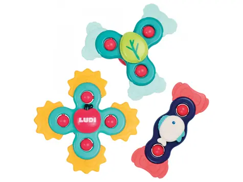 Ludi Baby spinner 3 ks / od 10 měsíců