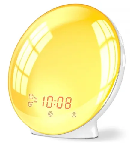 iQtech SmartLife TA001 / Wi-Fi Budík se simulací východu slunce a FM Rádio