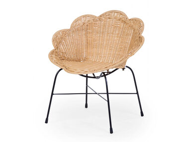 Childhome Křeslo dětské ratanové Flower / 51 x 45 x 55 cm / od 2 let