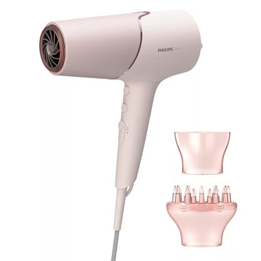 Philips 5000 series BHD530/00 růžová / Vysoušeč vlasů / 2300W / 6 rychlostí-teplot / ThermoShield