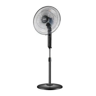 Noveen F450 černá / Stojanový ventilátor / 45W / 3 rychlosti / oscilace / výška 105-130 cm