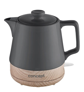 Concept RK0062 šedá / Rychlovarná konvice / 1200 W / 1 l 