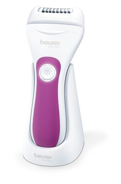Beurer HL 76 bílá / dámský epilátor & holicí strojek / 2 nastavení rychlosti / LED světlo / 3 nástavce