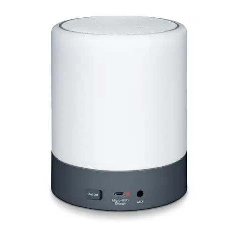 Beurer WL 50 šedá / radiobudík / 3 nastavení intenzity světla / Bluetooth / AUX