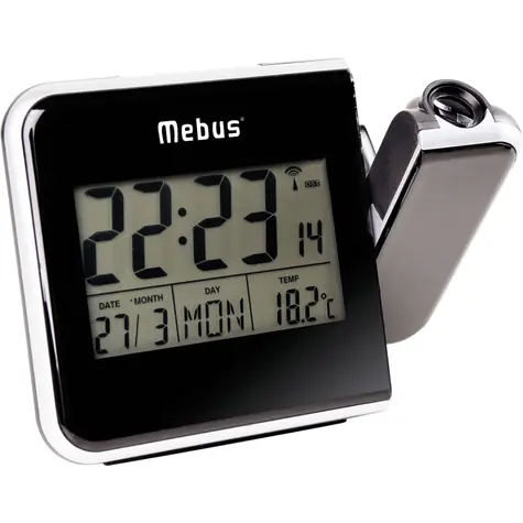 Mebus 42425 - Rádiem řízený budík s projektorem 