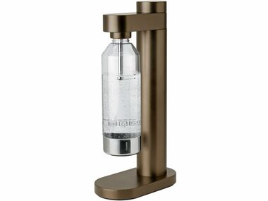 Stelton Brus Carbonator hnědá / výrobník sody / bez láhve / bez CO2 / 7-9 Pa 