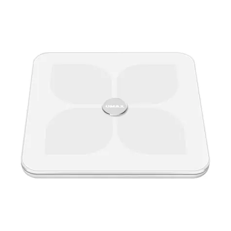 UMAX US20HRC bílá / Chytrá váha / nosnost 180 kg / Bluetooth 4.0 / Wi-Fi