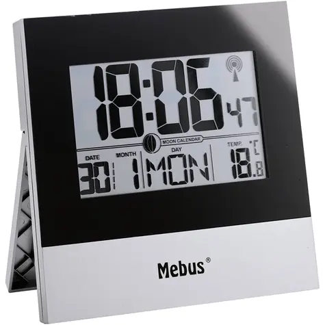 Mebus 41787 - Rádiem řízené nástěnné hodiny 