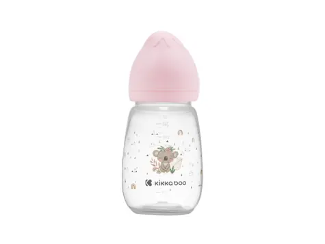 KikkaBoo Kojenecká láhev 260ml 3m+ Savanna Pink