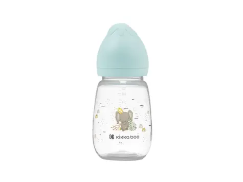 KikkaBoo Kojenecká láhev 260ml 3m+ Savanna Mint