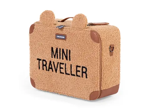 Childhome Dětský cestovní kufr Teddy Beige / 40 x 30 x 15 cm