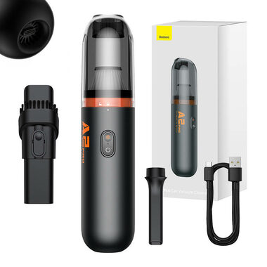 Baseus VCAQ040001 A2Pro Vysavač do auta černá / 80W / 6000Pa / HEPA