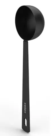 Xavax 111273 Barista odměrka na kávu/čaj - 6g/15 ml / 14.5 cm / ušlechtilá ocel / matná černá